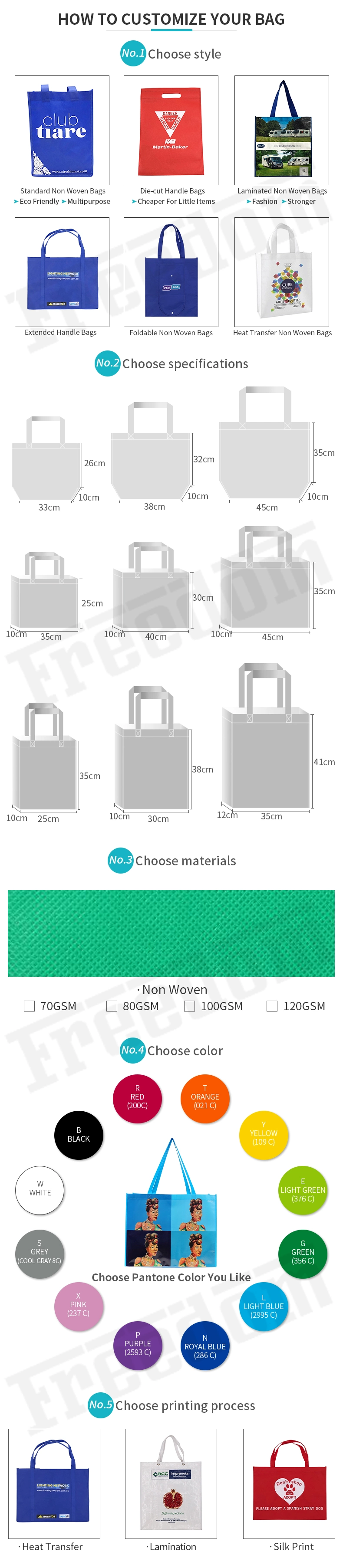 Reusable Laminated Non Woven Shopping Bags