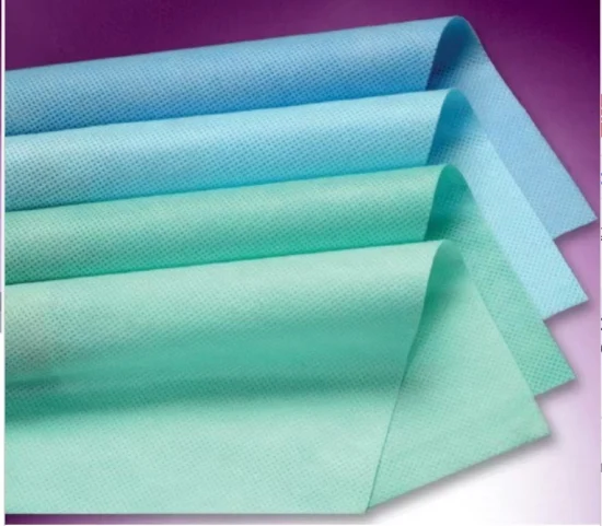 China Factory liefert parallel überlappendes Spunlace-Vlies für Feuchttücher-Rohmaterial
